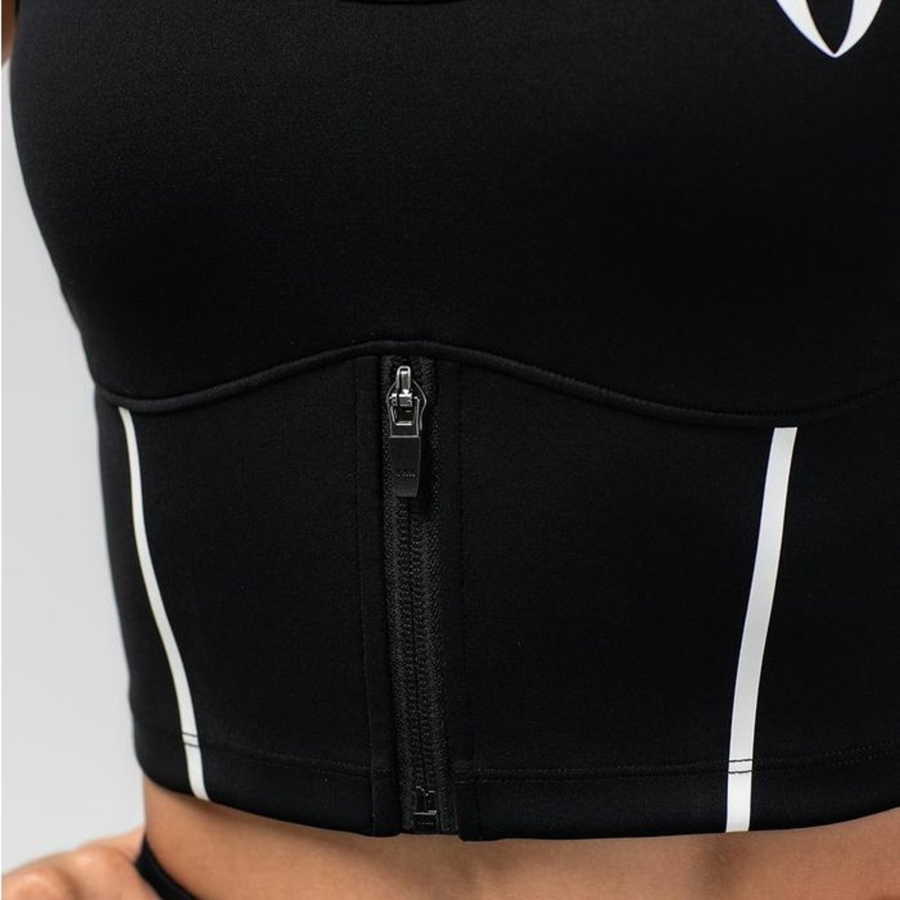 NWOT Shaping Tank Top with Zipper and Pads - Picture 7 of 14